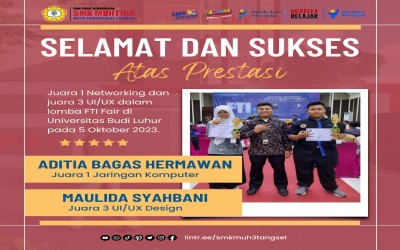 SMK Muhammadiyah 3 Tangsel Juara di lomba FTI Fair Budi Luhur